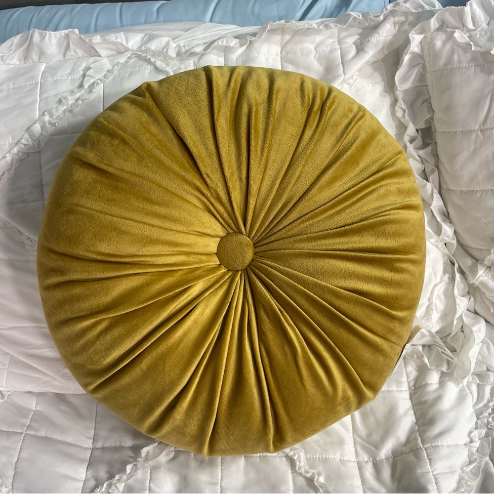 NWT round pillow